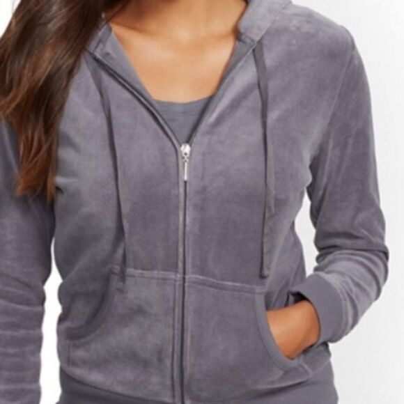 New York & Company Sweaters - New York & Company Hoodie Women's XXL Pockets Zip Cotton Soft Stretchy Cozy